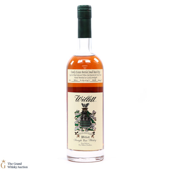 Willett Family Estate - 4 Year Old - Small Batch Straight Rye 