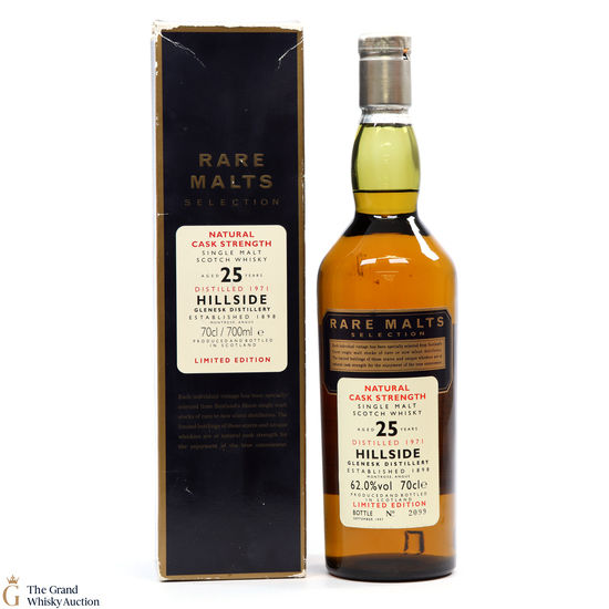 Hillside - 25 Year Old -  Rare Malts  - 1971