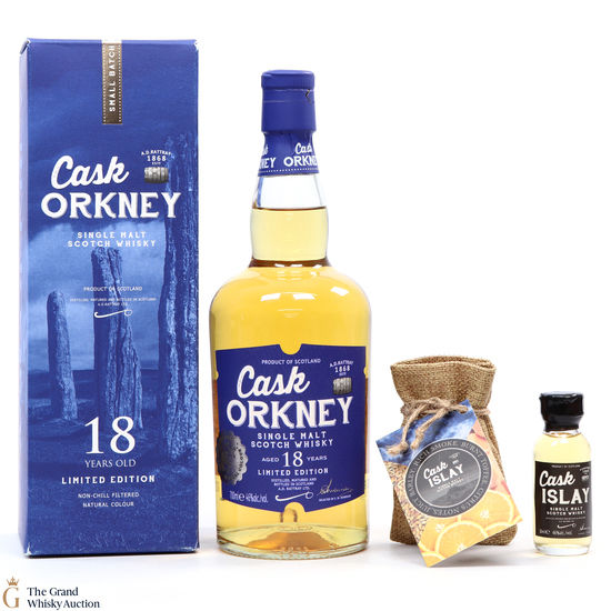 Cask Orkney - 18 Year Old Single Malt - A.D. Rattray + Cask Islay 3cl