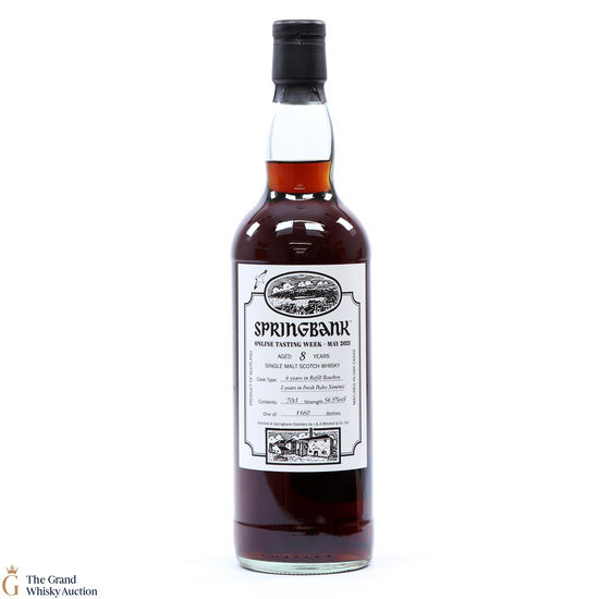 Springbank - 8 Year Old - Online Tasting Week May 2021