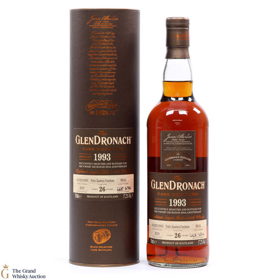 Glendronach - 26 Year Old - 1993 Single Cask #8933 