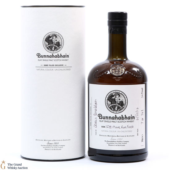 Bunnahabhain - 12 Year Old Moine Rum Finish - Hand filled Exclusive