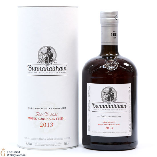 Bunnahabhain - Moine Bordeaux Finish 2013 - Feis Ile 2021