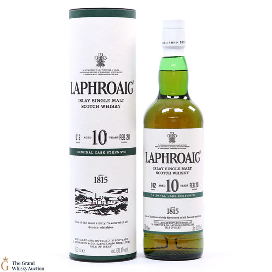 Laphroaig - 10 Year Old - Original Cask Strength Batch #012