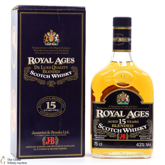 J&B - 15 Year Old -  Royal Ages De Luxe (1980s)