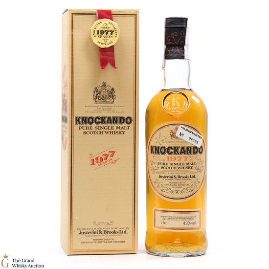 Knockando - 1977 Season - J & B 1990 Portuguese Import
