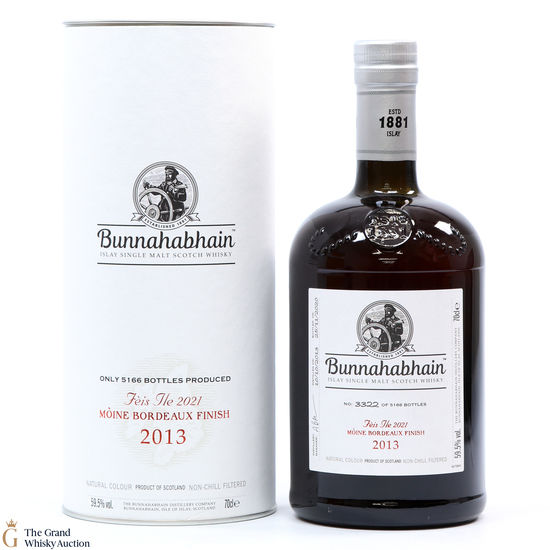 Bunnahabhain - Moine Bordeaux Finish 2013 - Feis Ile 2021
