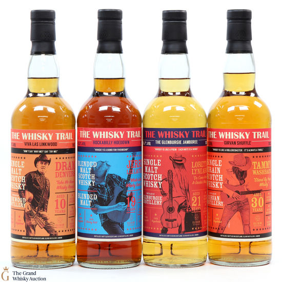The Whisky Trail - Country Series (4 x 70cl)