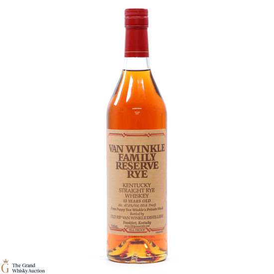 Pappy Van Winkle - 13 Year Old - Family Reserve Rye