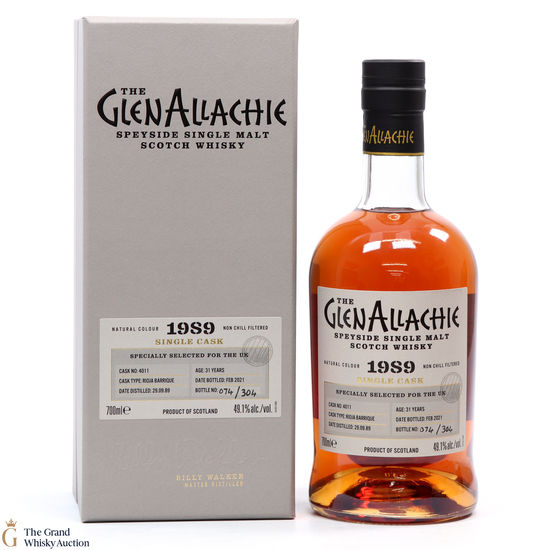 GlenAllachie - 31 Year Old 1989 Single Cask #4011