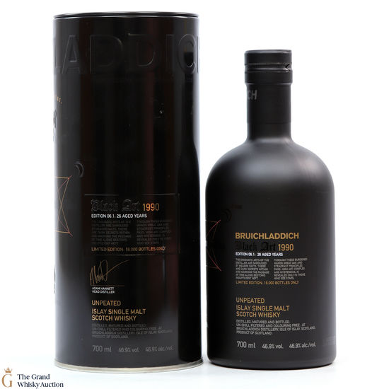 Bruichladdich - 26 Year Old 1990 Black Art Edition 6.1