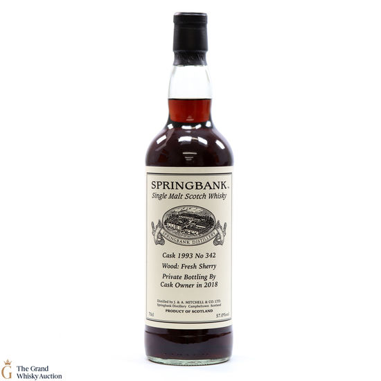 Springbank - Cask #342 1993 Private Cask