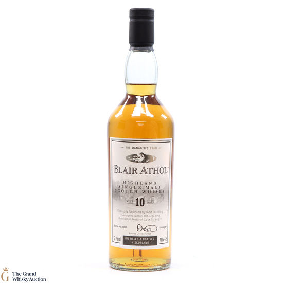 Blair Athol - 10 Year Old - The Manager's Dram