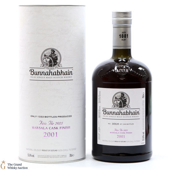 Bunnahabhain - Marsala Cask Finish 2001 - Feis Ile 2021