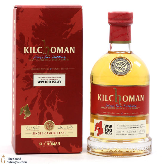 Kilchoman - 2010 Single Cask #742 WW100 Islay