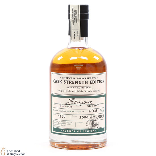 Scapa - 14 Year Old 1992 - Cask Strength Edition SC 14 001