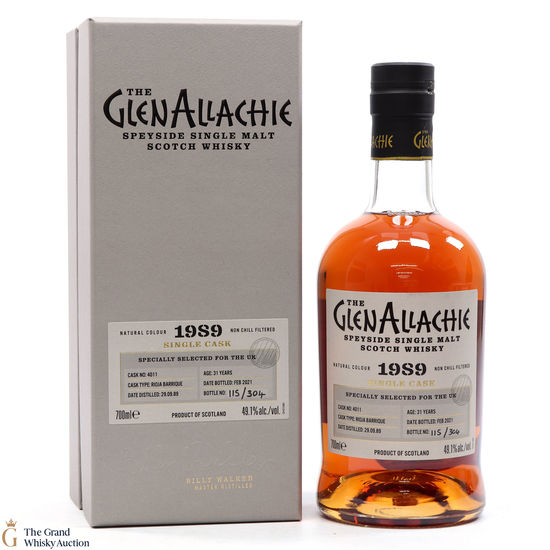 GlenAllachie - 31 Year Old 1989 Single Cask #4011