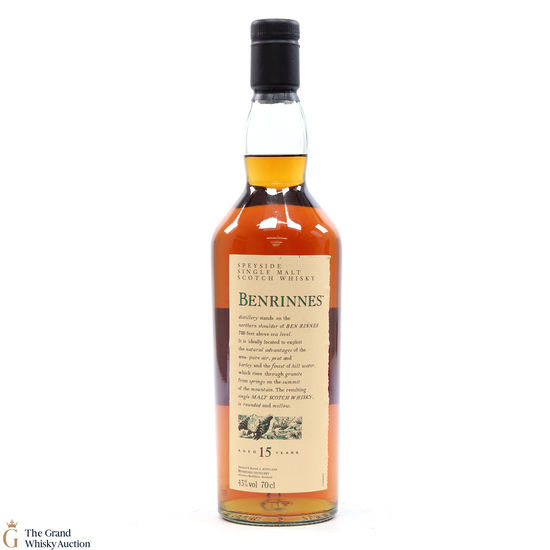 Benrinnes - 15 Year Old Flora and Fauna