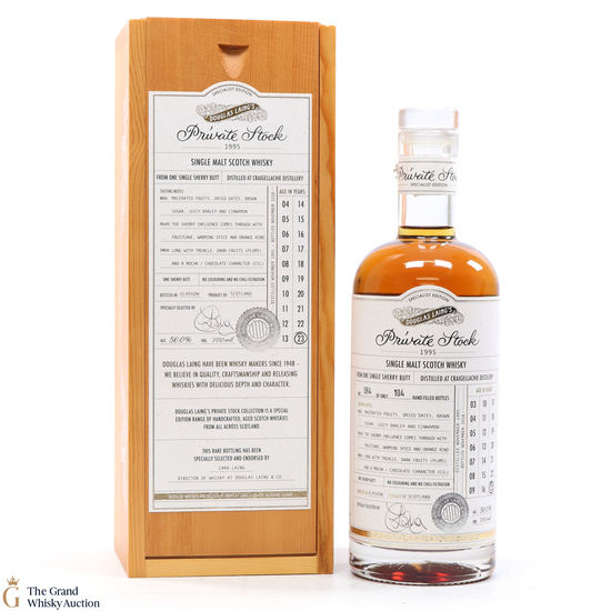 Craigellachie - 23 Year Old Private Stock 1995 Douglas Laing