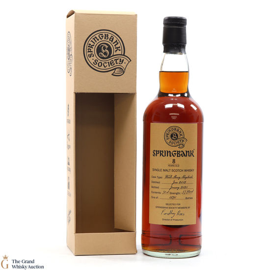 Springbank - 8 Year Old - 2012 Fresh Sherry Hogshead