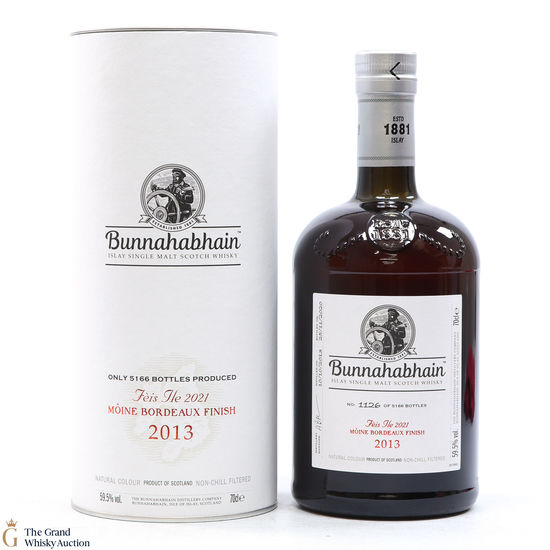 Bunnahabhain - Moine Bordeaux Finish 2013 - Feis Ile 2021