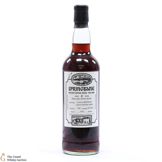 Springbank - 8 Year Old - Online Tasting Week May 2021