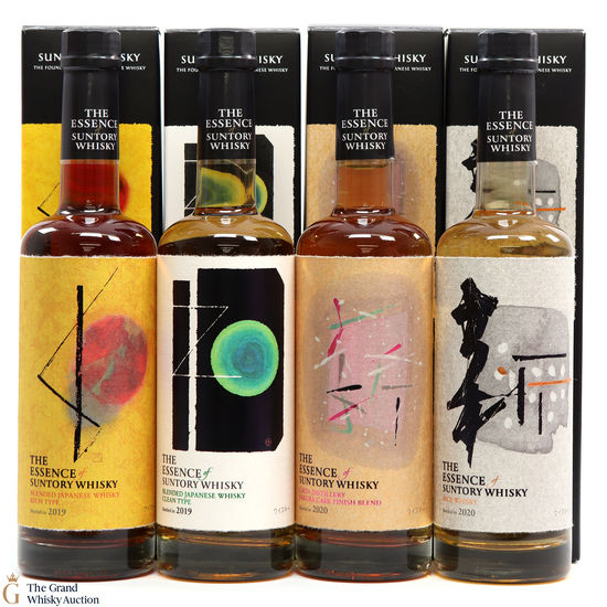 The Essence of Suntory   Japanese Whisky x4 Auction   The Grand