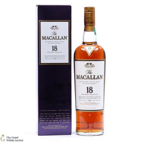 Macallan - 18 Year Old Sherry Oak (1995)