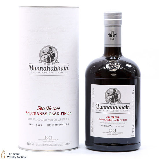 Bunnahabhain - 2001 Sauternes Finish - Fèis Ìle 2019