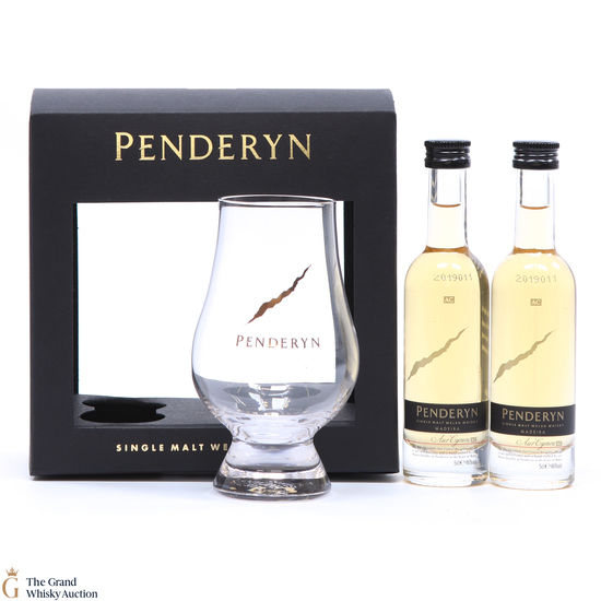 Penderyn - Madeira Gift Set (2 x 5cl) + Glass