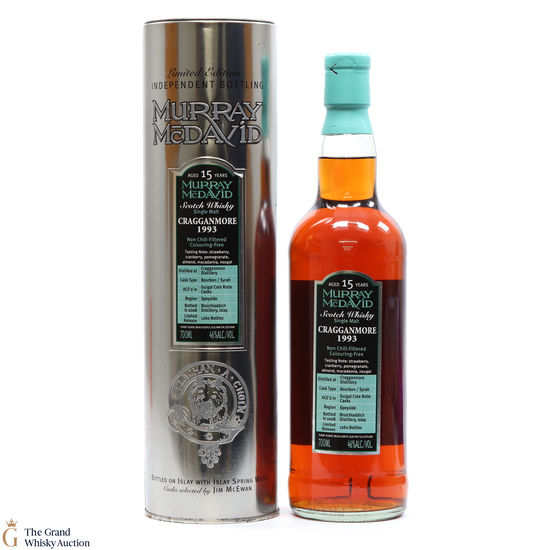 Cragganmore - 15 Year Old 1993 Murray Mcdavid