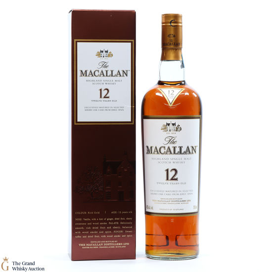 Macallan - 12 Year Old - Sherry Oak 75cl