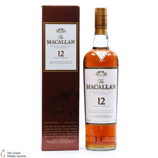 Macallan - 12 Year Old - Sherry Oak 75cl