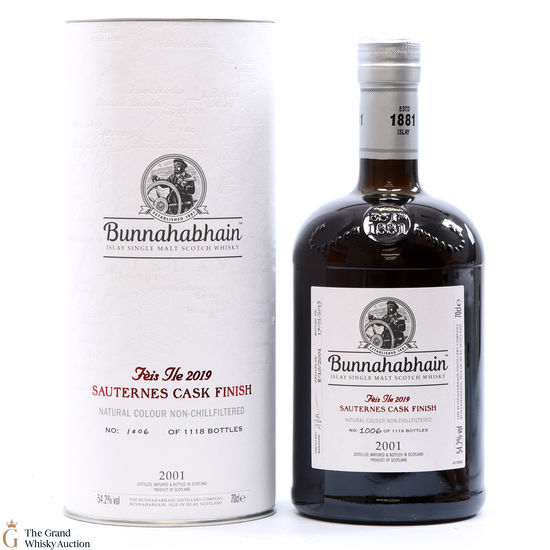 Bunnahabhain - 2001 Sauternes Finish - Fèis Ìle 2019
