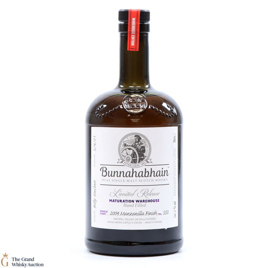 Bunnahabhain - 2004 Manzanilla Finish #553 - Hand Fill