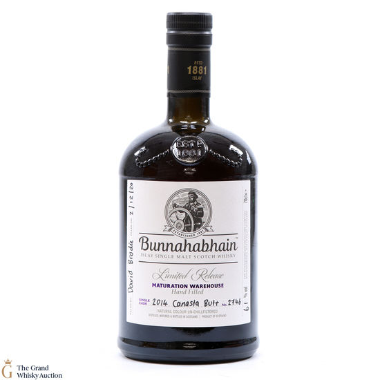 Bunnahabhain - 2014 Canasta Butt #2746 Hand Fill 