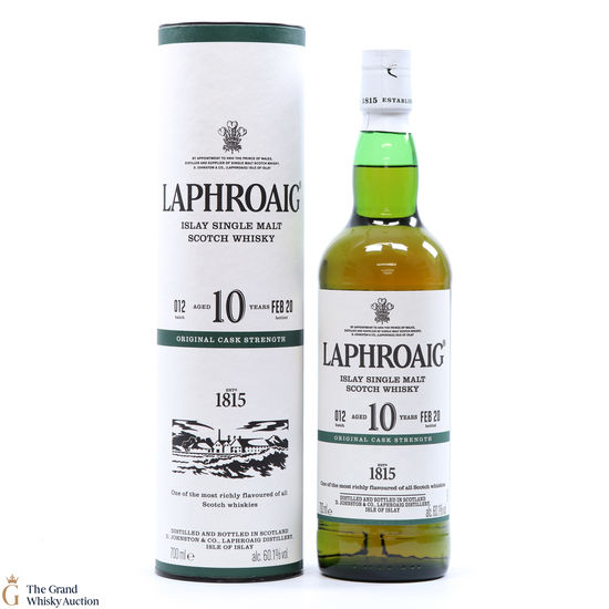 Laphroaig - 10 Year Old - Original Cask Strength Batch #012
