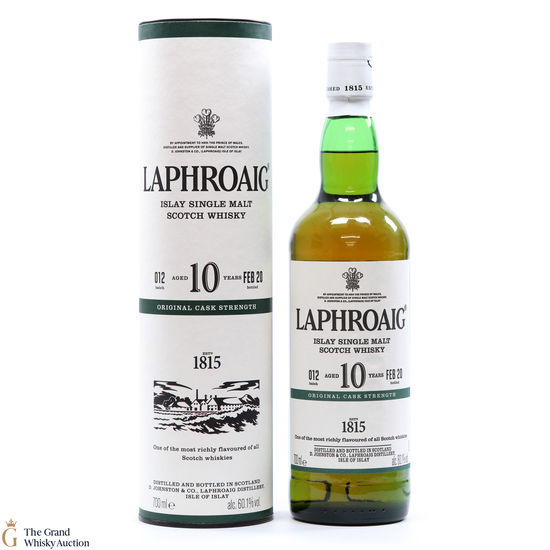 Laphroaig - 10 Year Old - Original Cask Strength Batch #012