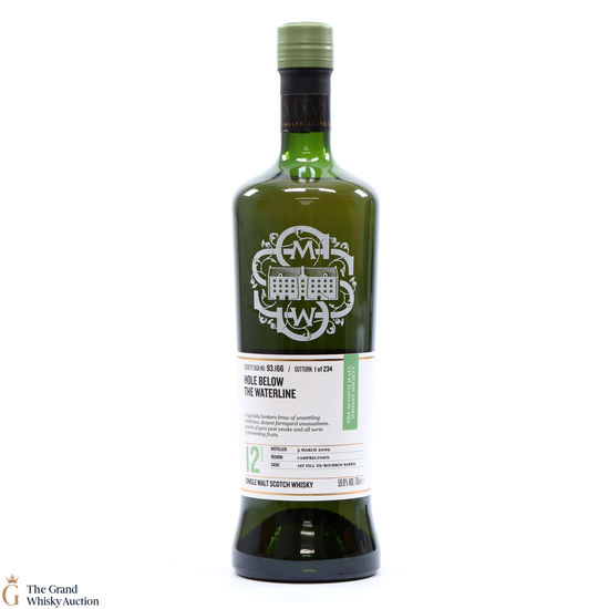 Glen Scotia - 12 Year Old 2009 - SMWS 93.166 - Hole Below The Waterline