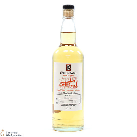 Springbank - Hand Fill - Distillery Exclusive 56% 