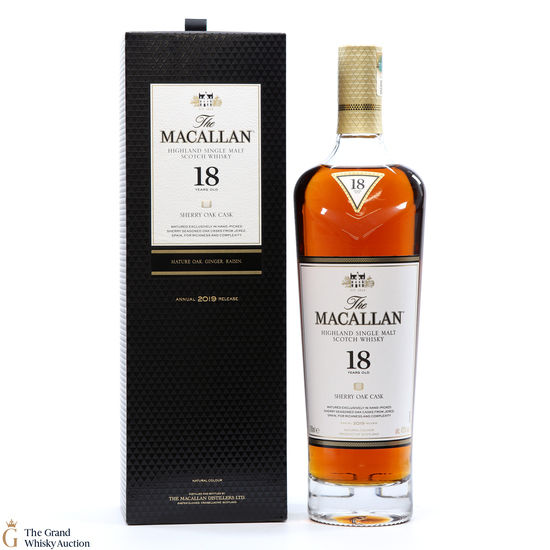 Macallan - 18 Year Old - Sherry Oak (2019)
