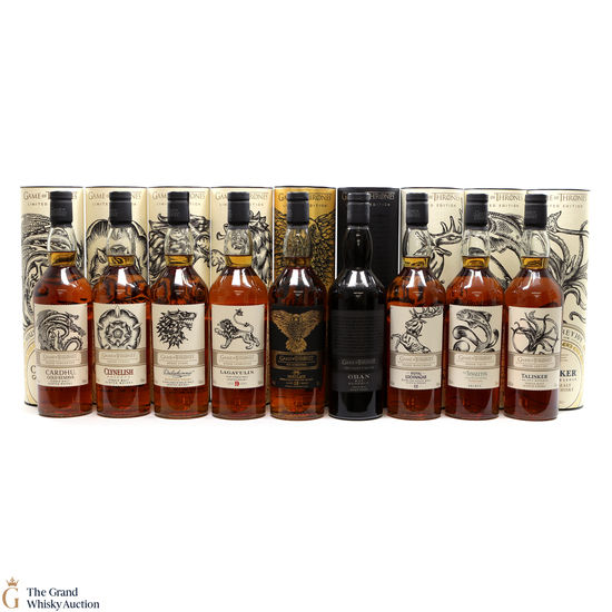 Game of Thrones - Limited Editions - 9 x 70cl (with Mortlach)