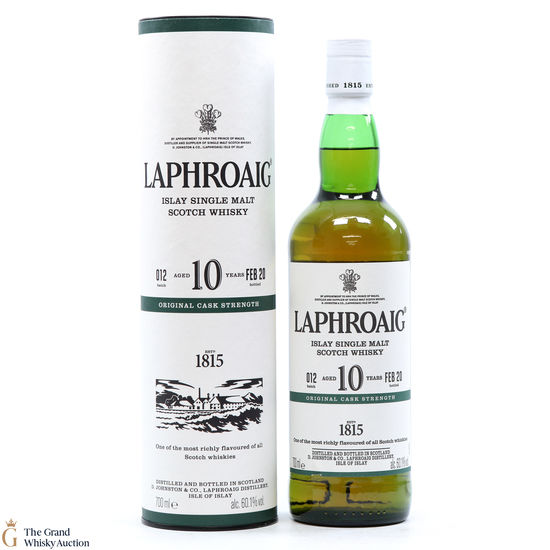 Laphroaig - 10 Year Old - Original Cask Strength Batch #012