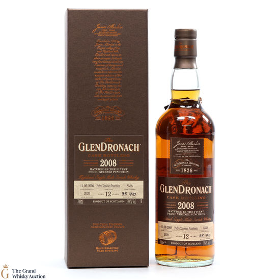 GlenDronach - 12 Year Old 2008 - PX #8558 