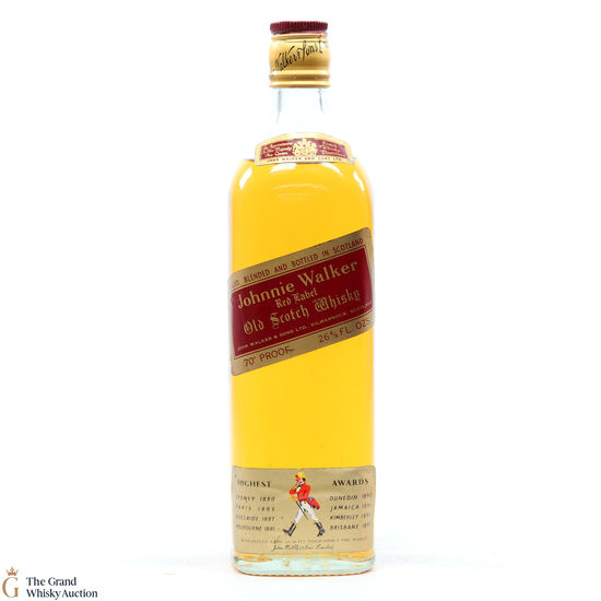 Johnnie Walker - 70 Proof Red Label 1970s 26 2/3Fl.Oz