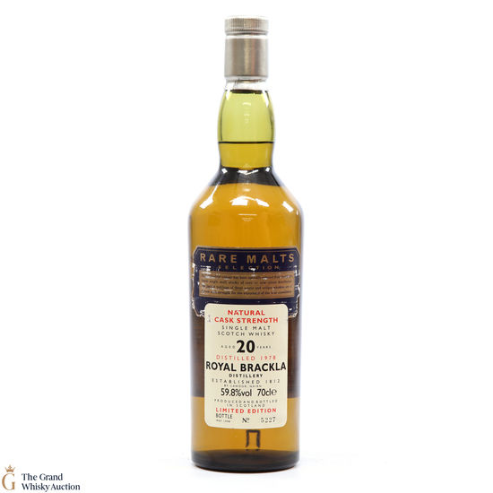 Royal Brackla - 20 Year Old 1978 Rare Malts 59.8%