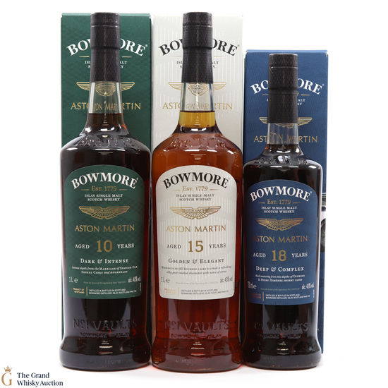 Bowmore - Aston Martin - Edition 1, 2 + 3