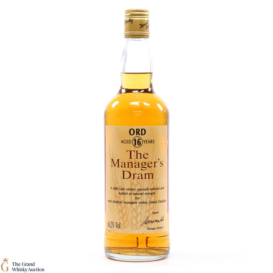 Glen Ord - 16 Year Old Manager's Dram 1991