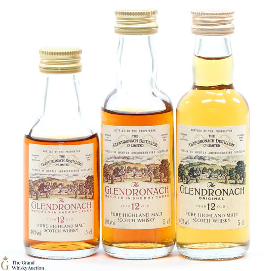 Glendronach - 12 Year Old - 5cl x 3