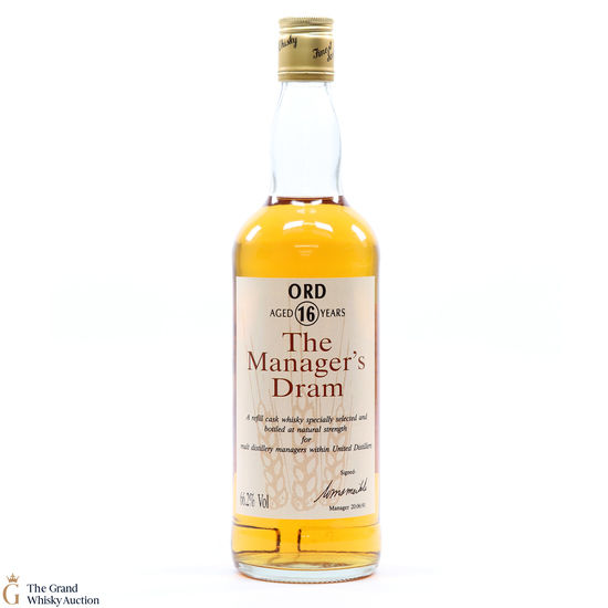 Glen Ord - 16 Year Old Manager's Dram 1991